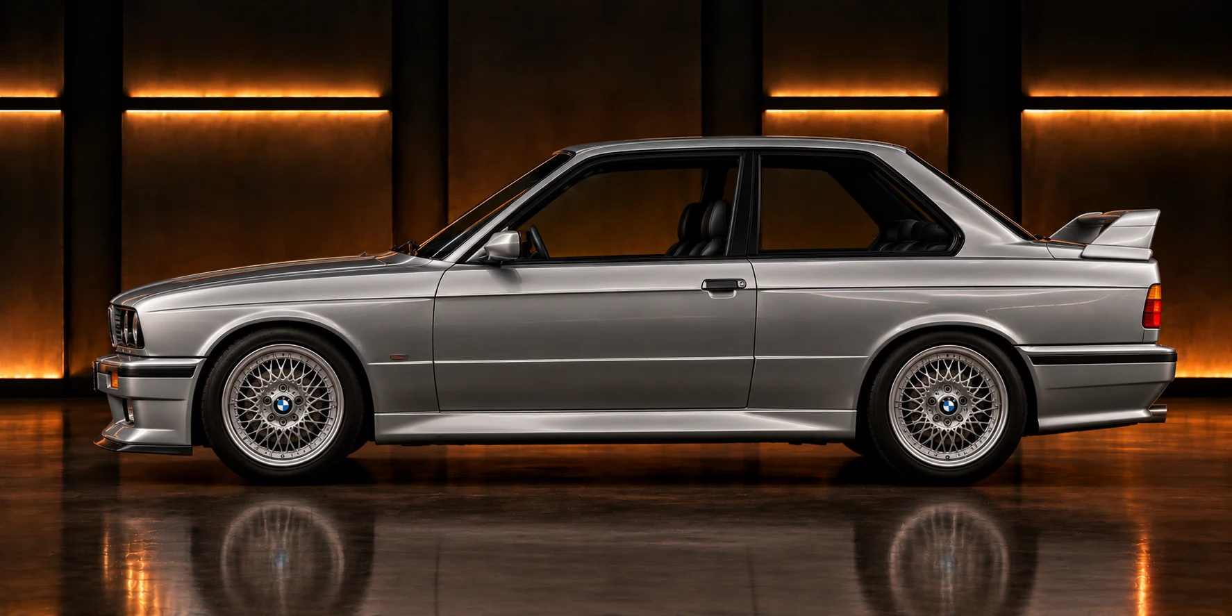 Side view of a BMW M3 (E30)